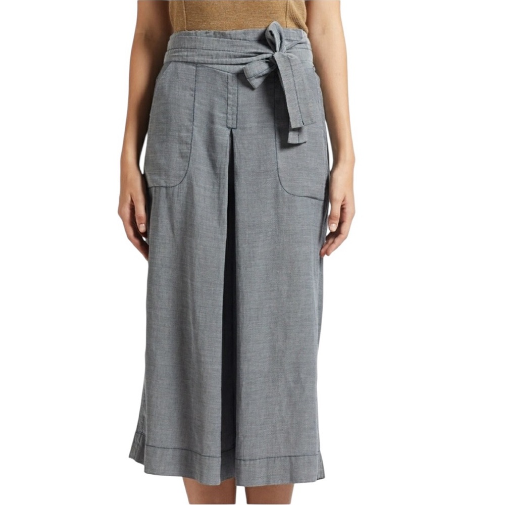 Brochu Walker 100% Linen Wide-Leg Capri Pants size M - Picture 11 of 11